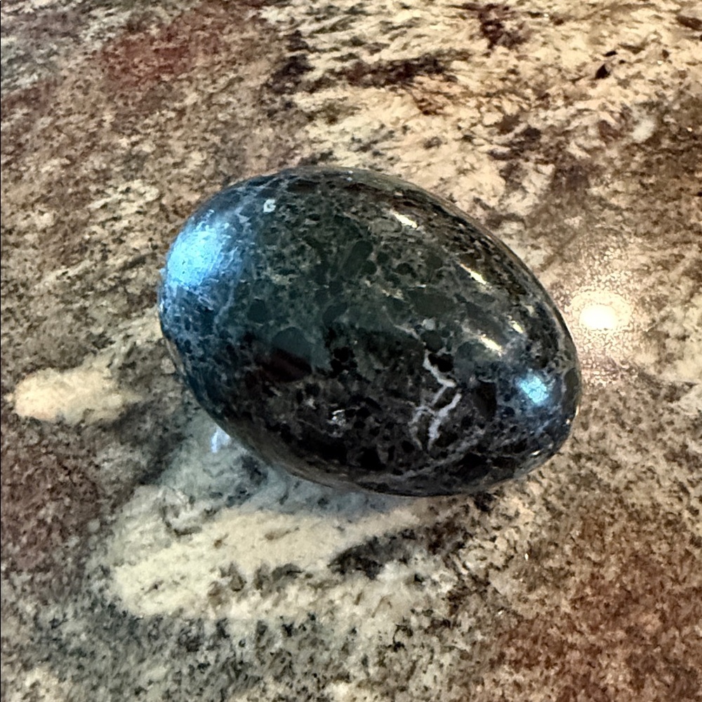 Polished Decorative Stone Egg Collection (6) - Mixed Natural Colors - Picture 6 of 7
